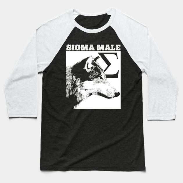 Sigma Male Baseball T-Shirt by giovanniiiii